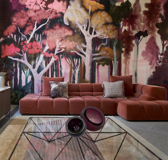 ARTE Banyan Behang - Red Blossom - Luxury By Nature