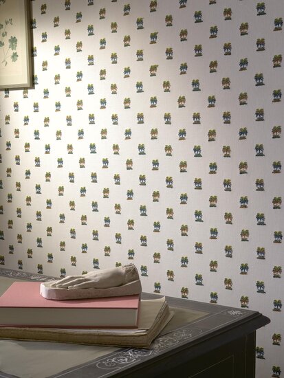 Braquenie Les palmiers de comoglio Behang BP359001