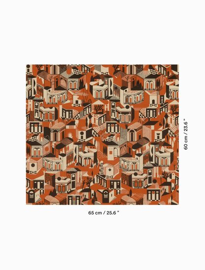 Dedar Altronde Wall Behang Col.4 terracotta