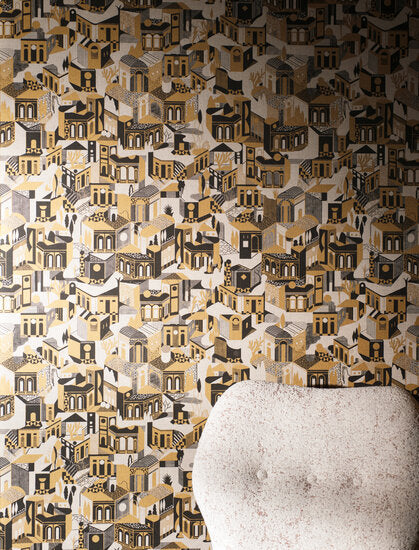 Dedar Altronde Wall Behang Col.4 terracotta