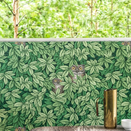 Fornasetti Foglie e civette Behang 123/11054