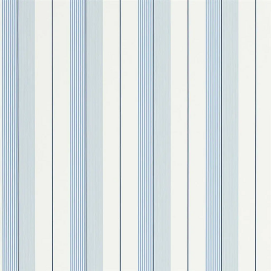 Ralph Lauren Aiden Stripe Behang - Blue / White PRL020/04