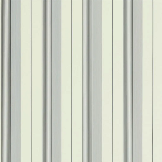 Ralph Lauren Aiden Stripe Behang - GRANITE / CREAM PRL020/03