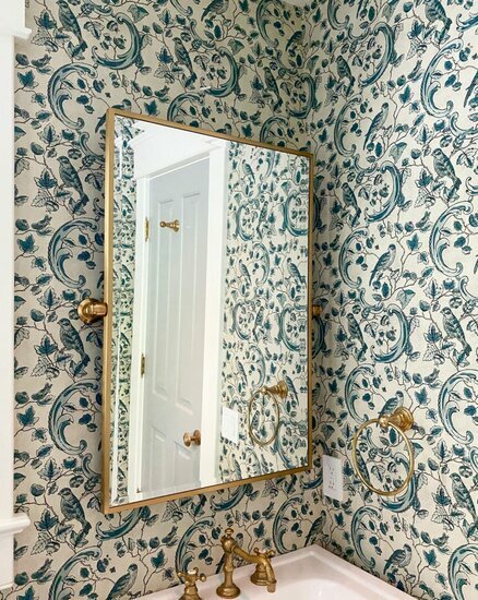 Antoinette Poisson Oiseaux et Feuillage Wallpaper Rouleau 24A