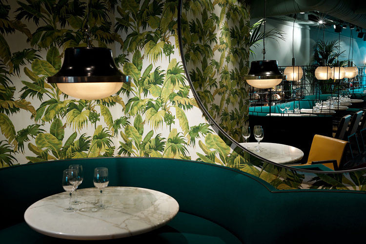 behang boussac bananier behangpapier bananenblad W4630A03 bar costes