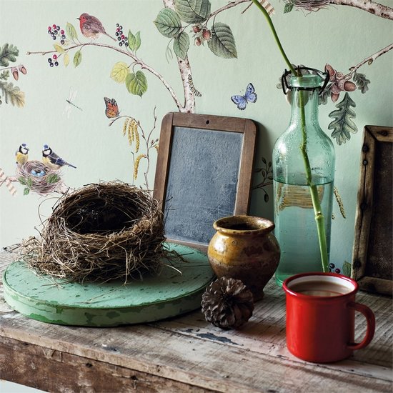 Behang Sanderson Woodland Chorus 215706 Woodland Walk Luxury By Nature sfeer