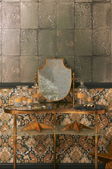Cole & Son Antique Mirror 92-2009 and Pushkin 108-8042 sfeer - Mariinsky Damask Collectie Luxury By Nature