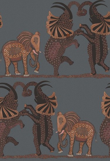 Olifanten Behang Cole & Son Safari Dance 109/8040 behang Ardmore Cole & Son