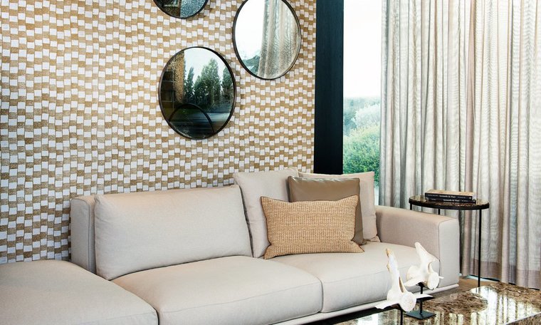 Pulse flock Revera behang detail Luxury by Nature