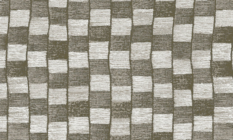 Pulse flock 47541 grijs taupe kubus patroon organisch Luxury by Nature