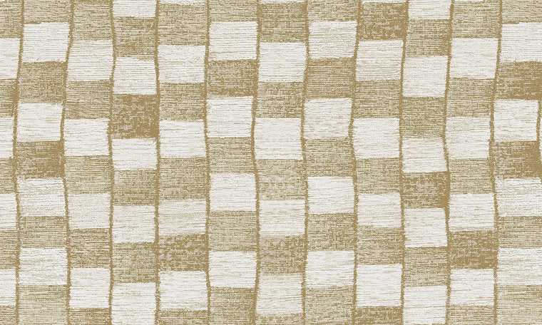 Pulse 47542 lichtbruin goud kubus patroon organisch Luxury by Nature