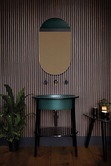 Cole and Son College Stripe behang papier 110-7034 Marquee Stripes sfeerafbeelding