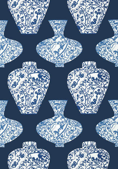 Imari Vase Behang Thibaut T13124