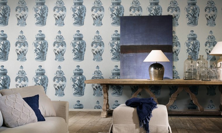 Arte Flamant behang Poterie behangpapier Memoires sfeer