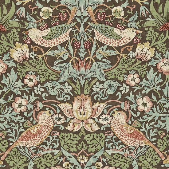 Behang William Morris Strawberry Thief Morris & Co 212565