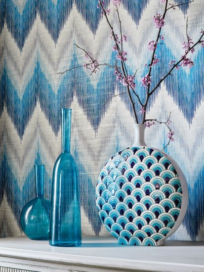 piedmont behang thibaut blue grasscloth-resource-4-thibaut T72812