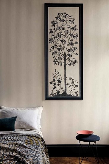 Cole and Son Eden Stripe 113-15044 Martyn Bullard i.cm. Trees of Eden behang