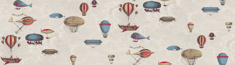 Fornasetti Macchine Volanti Behang Cole and Son 114-10020