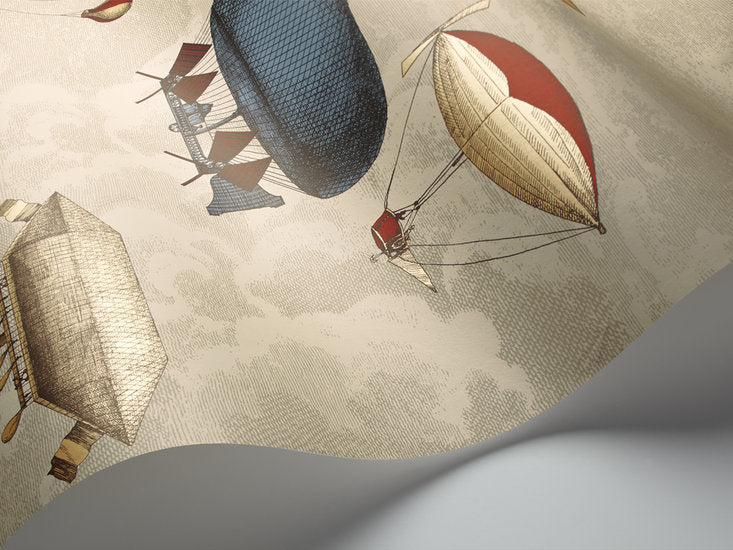 Fornasetti Macchine Volanti Behang Cole and Son 114-10020