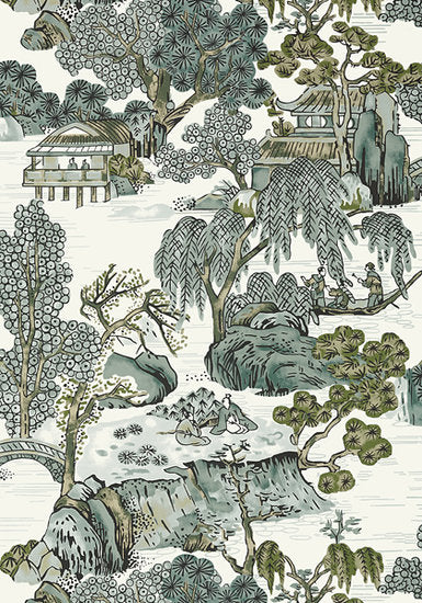 Thibaut Asian Scenic Behang T75463
