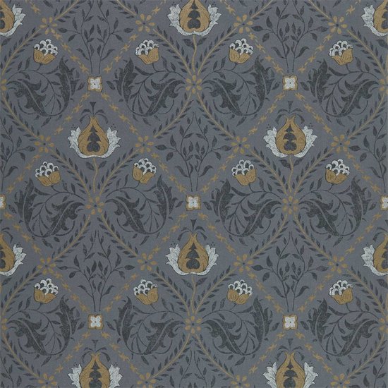 Pure Trellis Behang Morris Co Pure Morris North behang collectie