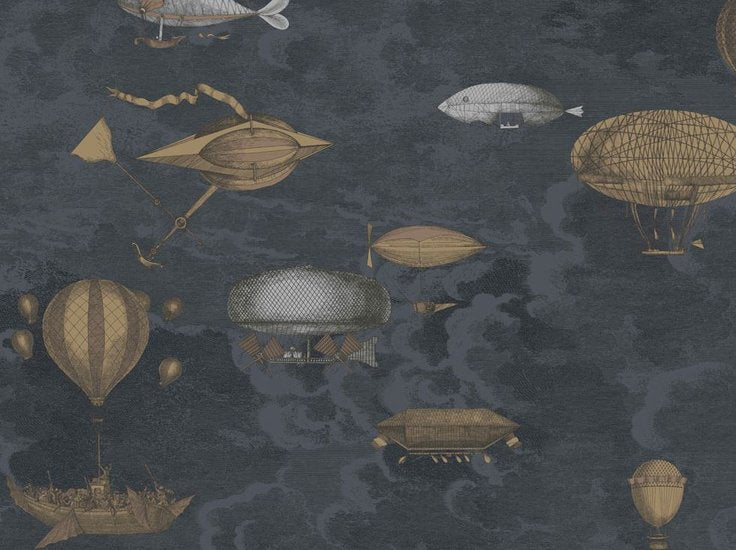 Fornasetti Macchine Volanti 97-1002 behang