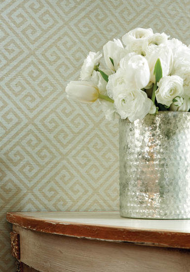 Maze Grasscloth Behang Thibaut - Grasscloth Resource Volume 3 Collectie