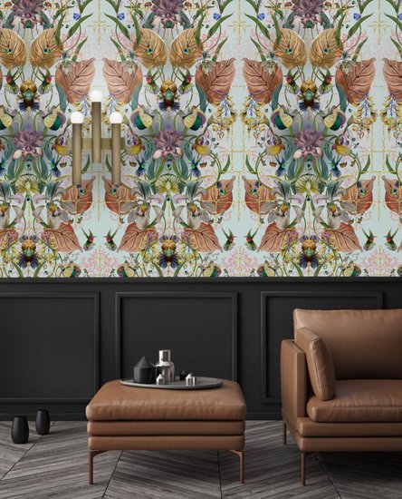 Kit Miles Ultraviolet Garden Behang LUNA MICA 001