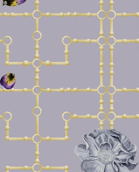 Kit Miles Quinn Orchid Behang TITAN MICA 8003