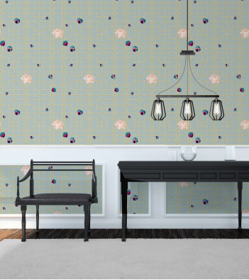 Kit Miles Quinn Orchid Behang TITAN MICA 8002