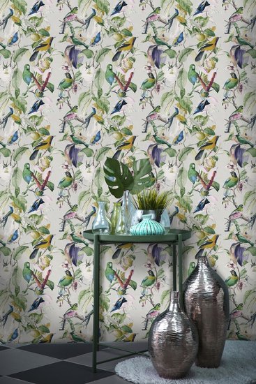 Mind the Gap Tropical Birds Behang Designer Wallpaper 2017 WP20172