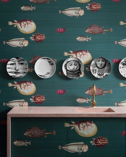 Fornasetti Acquario behang Cole and Son 114/16033