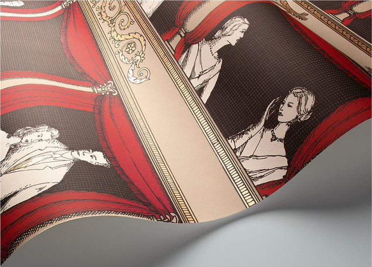 Fornasetti Teatro Behang (Cole & Son) - Senza Tempo 114/18037