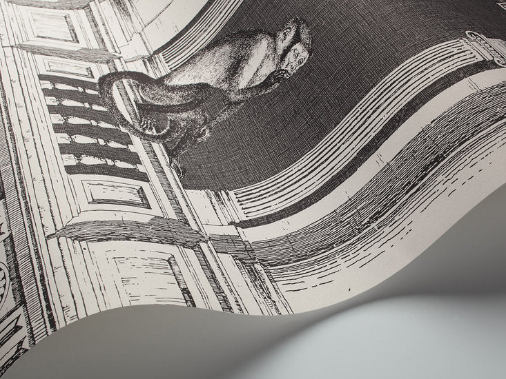 Fornasetti Procuratie e Scimmie Behang Senza Tempo Collectie 114/21041