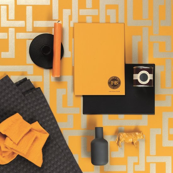 Farrow and Ball Enigma Behang Metallic