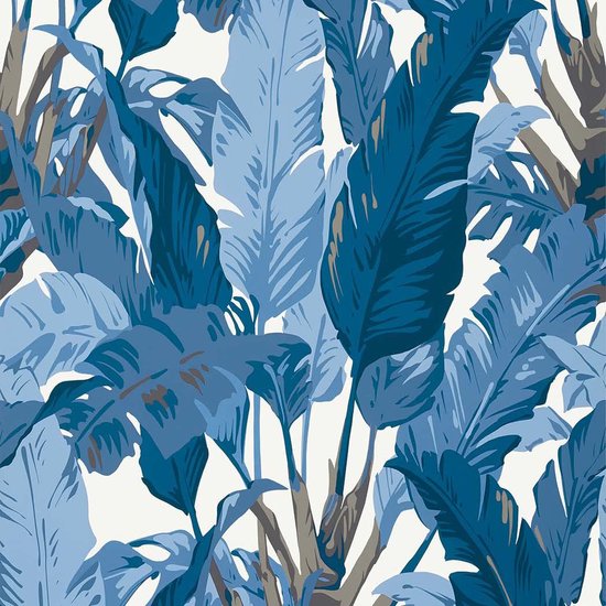 Thibaut Travelers Palm behang T10126 Tropics collectie