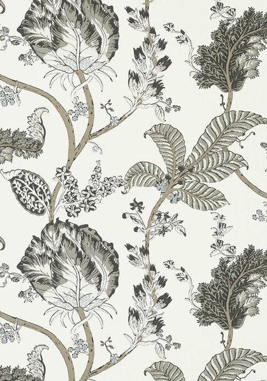 Anna French Kalamkari Vine Behang Palampore AT78739 - LAB COLOUR THE WORLD
