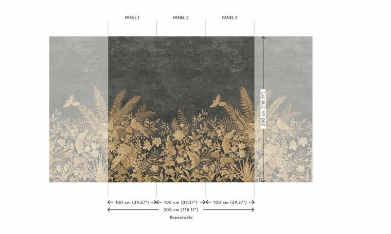 ARTE Barraband's Garden Behang BOP701 - LAB COLOUR THE WORLD
