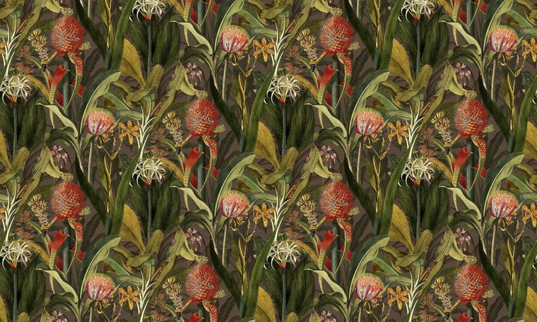 ARTE Blooming Pineapple Behang Cardinal 97601 - LAB COLOUR THE WORLD