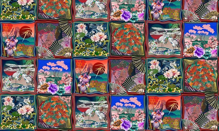 ARTE Kimono Behang 87250 - LAB COLOUR THE WORLD