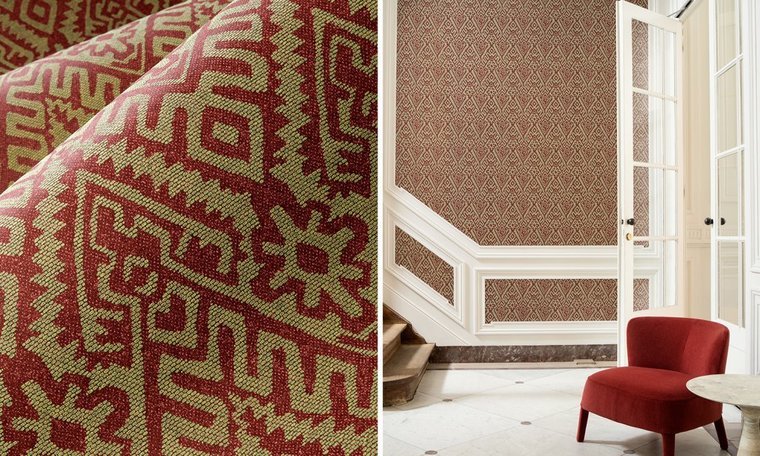 ARTE Le Sommet Behang Burgundy Sky 60535 - LAB COLOUR THE WORLD