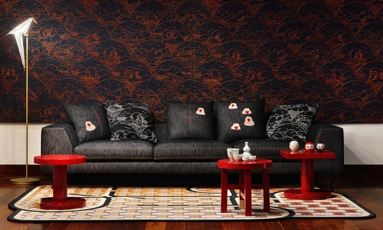 ARTE Moooi Indigo Macaque Behang Ivory MO3001 - LAB COLOUR THE WORLD