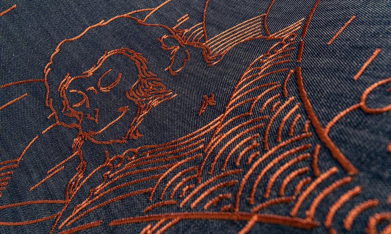ARTE Moooi Indigo Macaque Behang MO3000 - LAB COLOUR THE WORLD