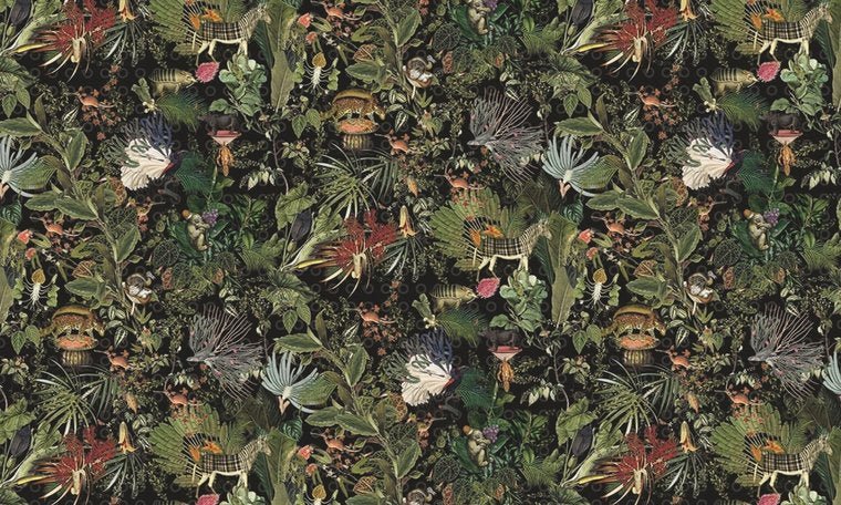 ARTE Moooi Menagerie of Extinct Animals Behang Raven MO2071 - LAB COLOUR THE WORLD