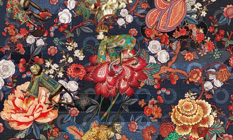 ARTE Moooi Rendezvous Tokyo Blue Behang MO3010 - LAB COLOUR THE WORLD