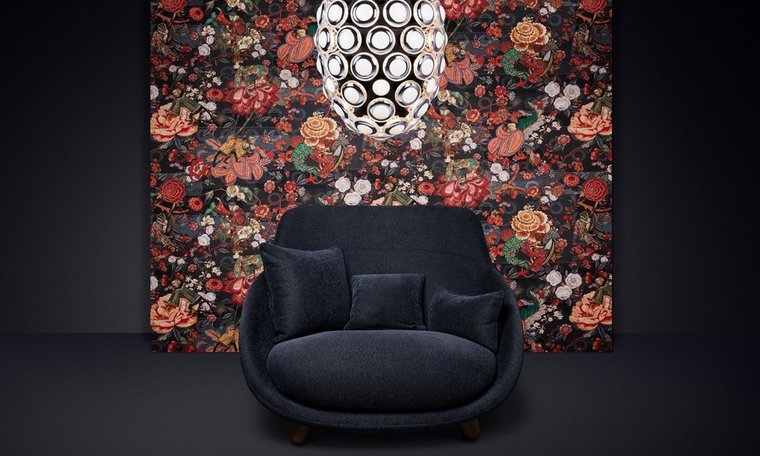 ARTE Moooi Rendezvous Tokyo Blue Behang MO3012 - LAB COLOUR THE WORLD