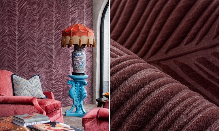 ARTE Palma Behang Plum 43030 - LAB COLOUR THE WORLD
