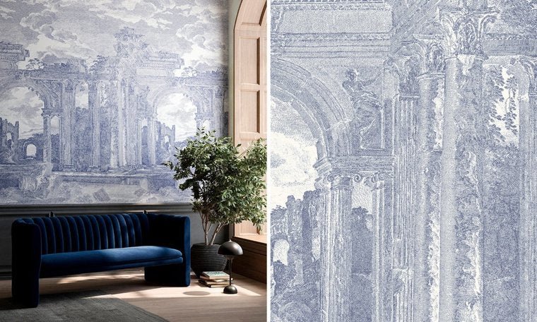 ARTE Rovine Behang Denim Blue 42561 - LAB COLOUR THE WORLD