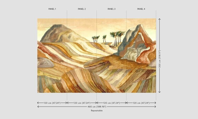 ARTE Zerzura Behang 74060 - LAB COLOUR THE WORLD