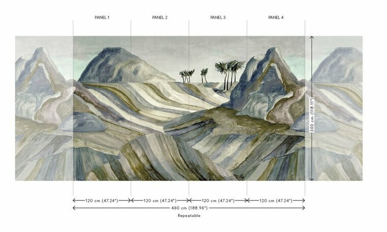 ARTE Zerzura Behang 74062 - LAB COLOUR THE WORLD